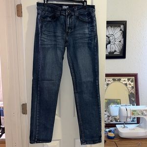 Mens Urban Pipeline SuperFlex Blue Jeans Size 33x32 Slim